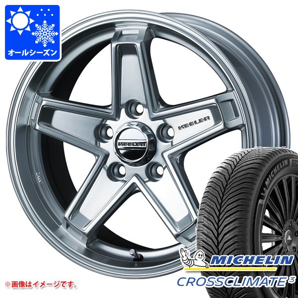 ジープ グランドチェロキー WK系用 オールシーズンタイヤ ミシュラン クロスクライメート3 265/60R18 110H キーラー タクティクス タイヤホイール4本セット|タイヤ1番