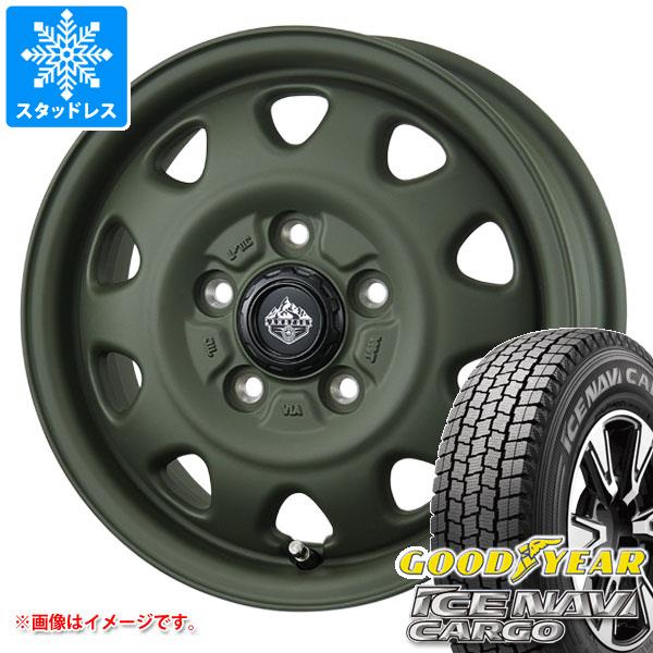 【タイヤ交換対象】タウンエース バン 400系用 スタッドレス グッドイヤー アイスナビカーゴ 175/80R14 99/98N (175R14 8PR相当) ランドフット SWZ タイヤホイール4本セット|タイヤ1番