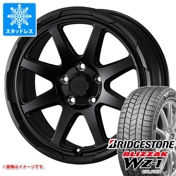 【タイヤ交換対象】トヨタ RAV4 50系用 スタッドレス ブリヂストン ブリザック WZ-1 225/65R17 102Q スタットベルク タイヤホイール4本セット