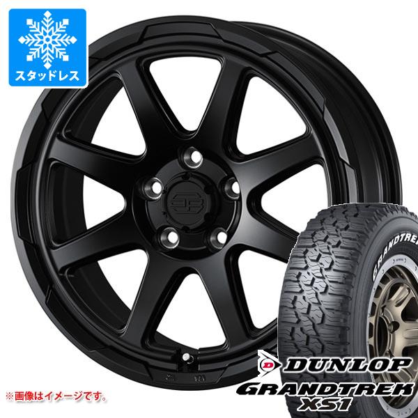 【タイヤ交換対象】デリカD5用 スタッドレス ダンロップ グラントレック XS1 LT215/70R16 100/97N ホワイトレター スタットベルク タイヤホイール4本セット|タイヤ1番