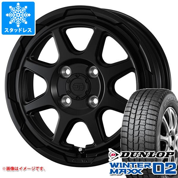 【タイヤ交換対象】タフト LA900系用 スタッドレス ダンロップ ウインターマックス02 WM02 175/65R15 84Q スタットベルク タイヤホイール4本セット|タイヤ1番