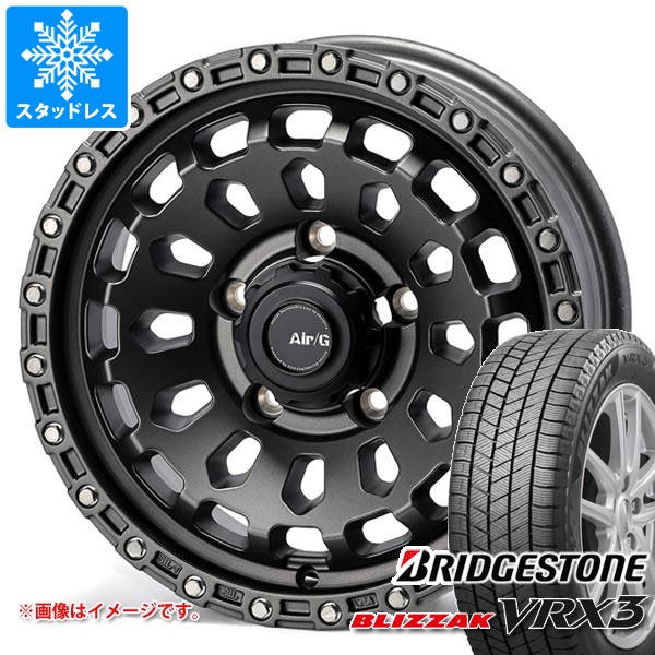 【タイヤ交換対象】5本セット スズキ ジムニーノマド JC74W用 スタッドレス ブリヂストン ブリザック VRX3 215/70R16 100Q エアージー ヴァルカン タイヤホイール5本セット|タイヤ1番