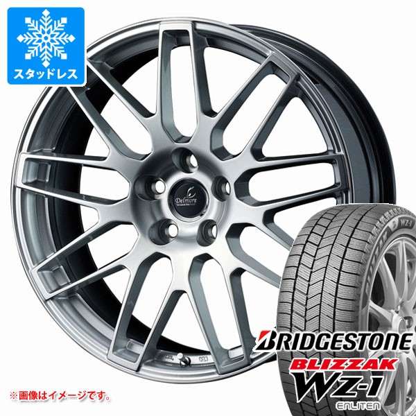 【タイヤ交換対象】レクサス RX A10/H10系用 スタッドレス ブリヂストン ブリザック WZ-1 235/65R18 106Q デルモア LC.S タイヤホイール4本セット