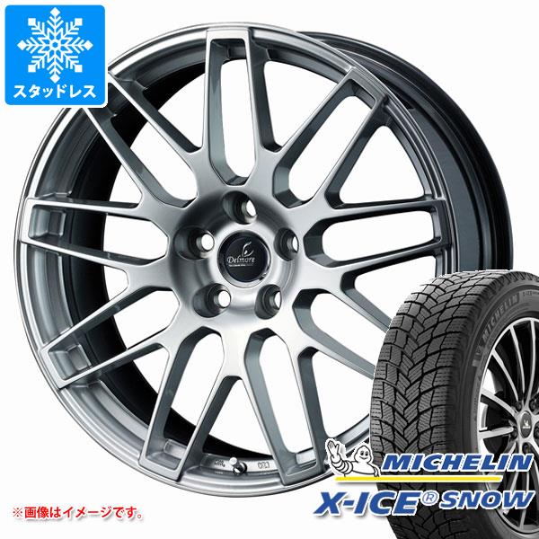 【タイヤ交換対象】クラウン クロスオーバー 35系用 スタッドレス ミシュラン エックスアイススノー SUV 225/55R19 103T XL デルモア LC.S タイヤホイール4本セット|タイヤ1番