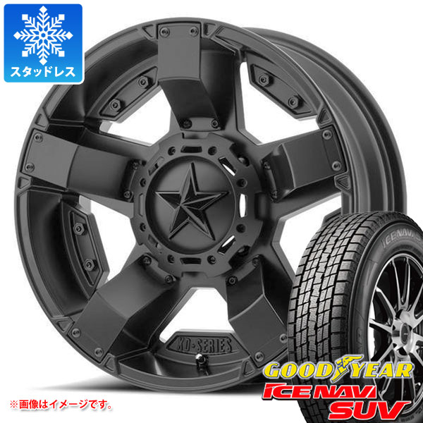 【タイヤ交換対象】スタッドレスタイヤ グッドイヤー アイスナビ SUV 265/65R17 112Q & KMC XD811 ロックスター2 8.0-17 タイヤホイール4本セット265/65-17 GOODYEAR ICE NAVI SUV|タイヤ1番