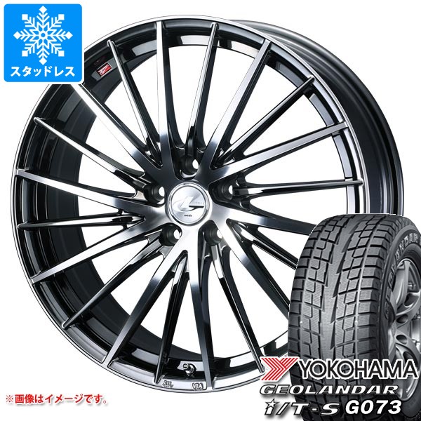 【タイヤ交換対象】スタッドレスタイヤ ヨコハマ ジオランダー I/T-S G073 215/60R17 96Q ＆ レオニス FR 7.0-17 タイヤホイール4本セット215/60-17 YOKOHAMA GEOLANDAR I/T-S G073