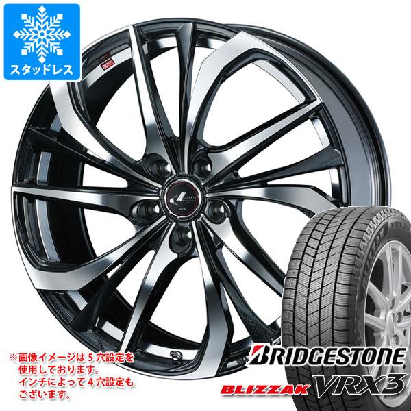 【タイヤ交換対象】スタッドレスタイヤ ブリヂストン ブリザック VRX3 225/45R19 92Q ＆ レオニス TE 8.0-19 タイヤホイール4本セット225/45-19 BRIDGESTONE BLIZZAK VRX3