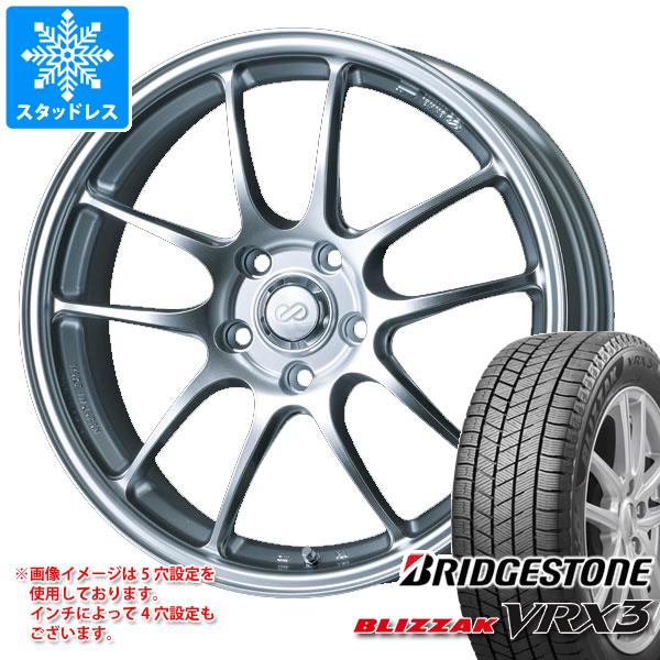 【タイヤ交換対象】プリウス 60系用 スタッドレス ブリヂストン ブリザック VRX3 195/60R17 90Q エンケイ パフォーマンスライン PF01 タイヤホイール4本セット｜タイヤ１番