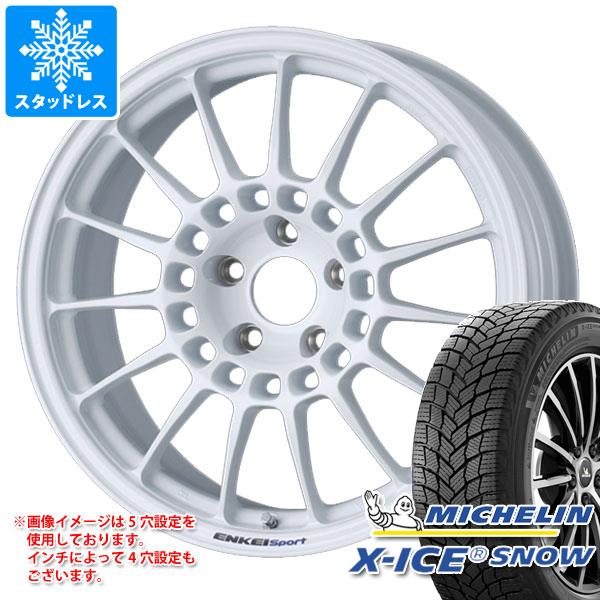 【タイヤ交換対象】スタッドレスタイヤ ミシュラン エックスアイススノー 235/50R18 101H XL ＆ エンケイ スポーツ RC-T5 8.5-18 タイヤホイール4本セット235/50-18 MICHELIN X-ICE SNOW｜タイヤ１番