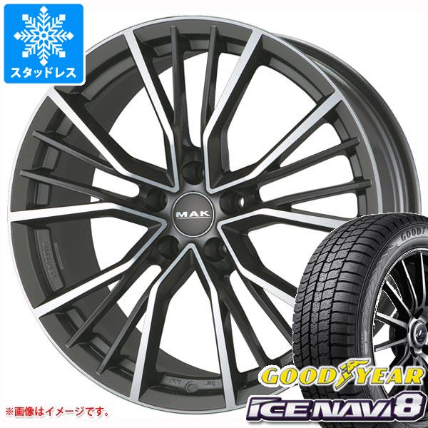【タイヤ交換対象】アウディ A4 オールロードクワトロ 8K/8W系用 スタッドレス グッドイヤー アイスナビ8 245/45R18 100Q XL MAK ユニオン タイヤホイール4本セット