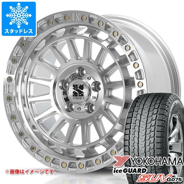 【タイヤ交換対象】5本セット ジープ ラングラー JK/JL系用 スタッドレス ヨコハマ アイスガード SUV G075 265/70R17 115Q MLJ エクストリームJ XJ08 タイヤホイール5本セット