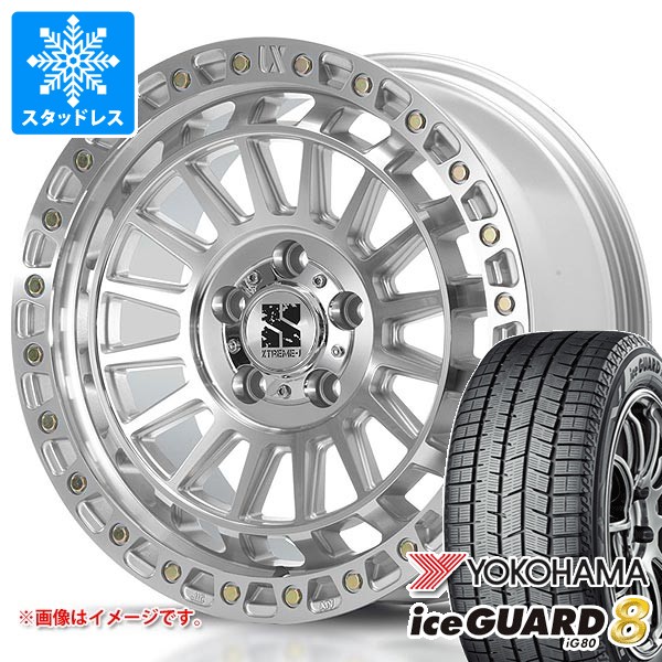 【タイヤ交換対象】トヨタ RAV4 50系用 スタッドレス ヨコハマ アイスガードエイト iG80 225/65R17 102Q MLJ エクストリームJ XJ08 タイヤホイール4本セット