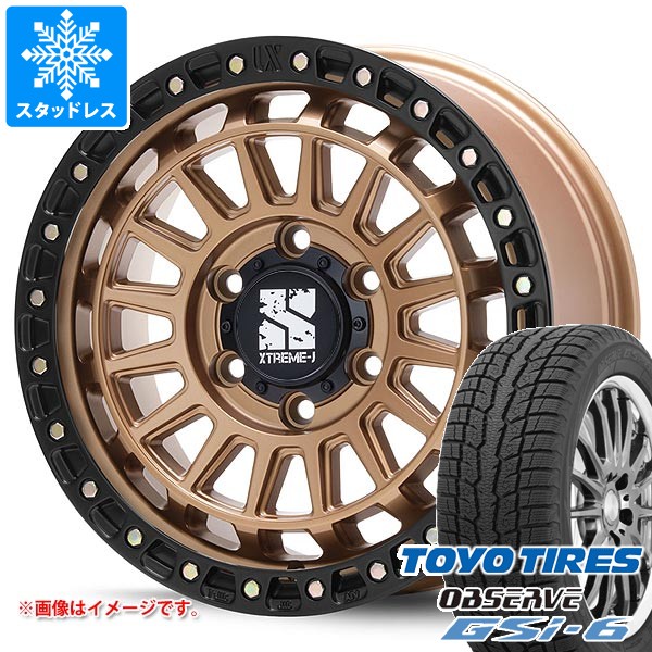 【タイヤ交換対象】トヨタ ランドクルーザー250用 スタッドレス トーヨー オブザーブ GSi-6 265/65R18 116Q XL MLJ エクストリームJ XJ08 タイヤホイール4本セット|タイヤ1番