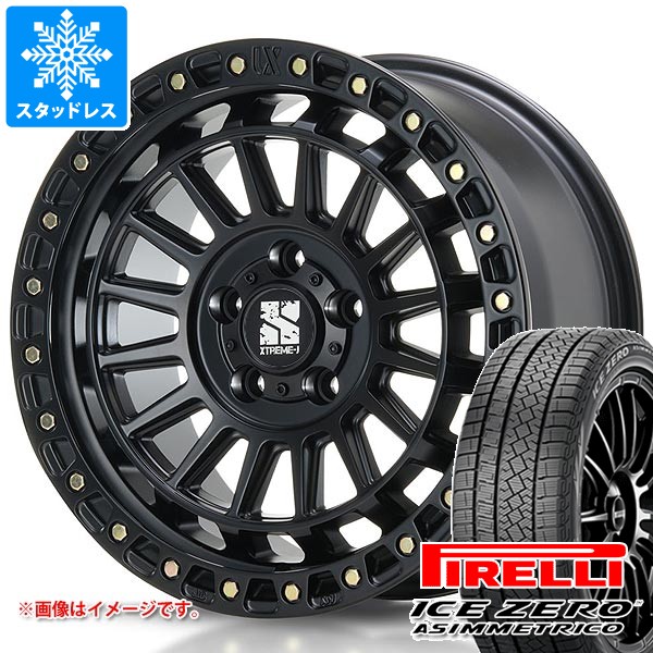 【タイヤ交換対象】トヨタ RAV4 50系用 スタッドレス ピレリ アイスゼロアシンメトリコ 225/65R17 106H XL MLJ エクストリームJ XJ08 タイヤホイール4本セット｜タイヤ１番