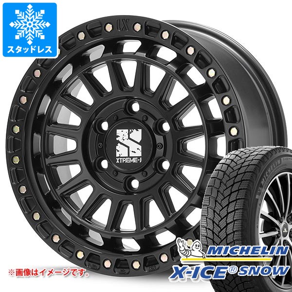 【タイヤ交換対象】トヨタ ランドクルーザー250用 スタッドレス ミシュラン エックスアイススノー SUV 265/65R18 114T MLJ エクストリームJ XJ08 タイヤホイール4本セット