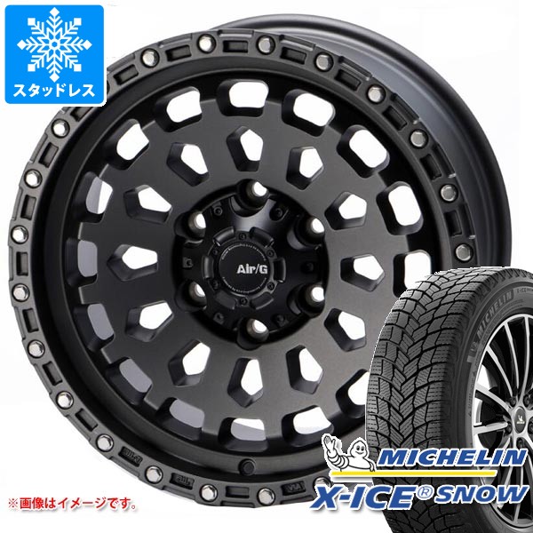 【タイヤ交換対象】ランドクルーザー300用 スタッドレス ミシュラン エックスアイススノー SUV 265/65R18 114T エアージー ヴァルカン タイヤホイール4本セット