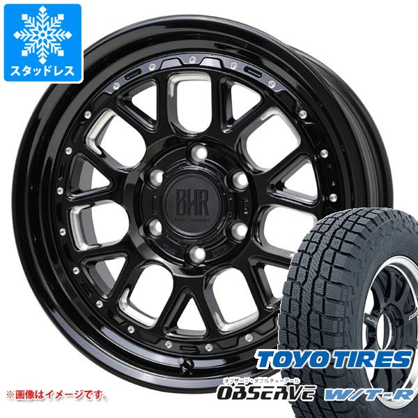 【タイヤ交換対象】ランドクルーザー プラド 150系用 スタッドレス トーヨー オブザーブ WTR LT285/70R17 116/113Q バークレイハードロック ヒューロン タイヤホイール4本セット|タイヤ1番