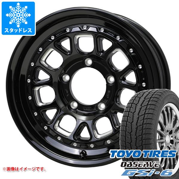 【タイヤ交換対象】5本セット ジムニー JB64W用 スタッドレス トーヨー オブザーブ GSi-6 215/70R16 100Q バークレイハードロック ヒューロン タイヤホイール5本セット｜タイヤ１番