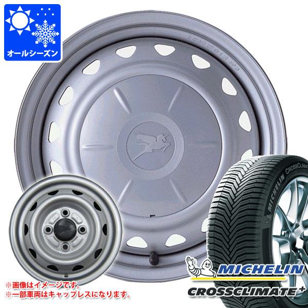 【タイヤ交換対象】オールシーズン 205/65R15 99V XL ミシュラン クロスクライメートプラス キャロウィン 6.0-15 タイヤホイール4本セット