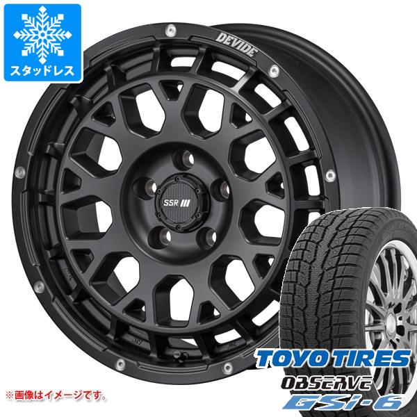【タイヤ交換対象】RAV4 50系用 スタッドレス トーヨー オブザーブ GSi-6 265/65R17 112Q SSR ディバイド G:M タイヤホイール4本セット|タイヤ1番