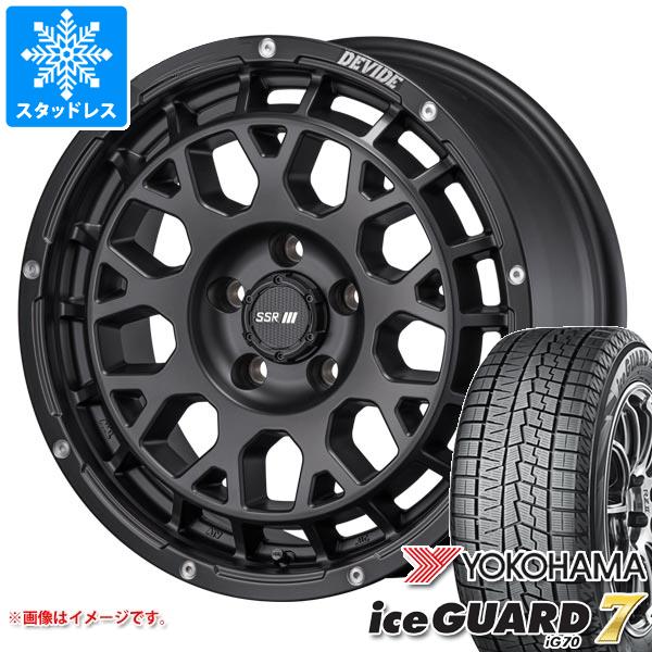 【タイヤ交換対象】アウトランダー GF/GG系用 スタッドレス ヨコハマ アイスガードセブン iG70 225/65R17 102Q SSR ディバイド G:M タイヤホイール4本セット