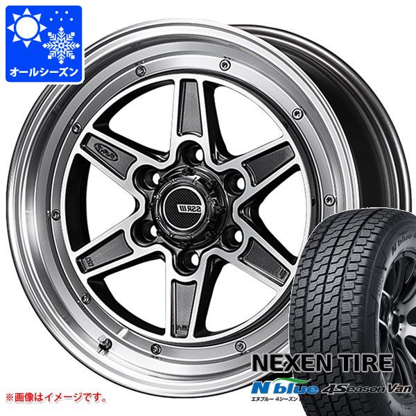 【タイヤ交換対象】ハイエース 200系用 オールシーズンタイヤ ネクセン エヌブルー 4シーズン バン 215/65R16 109/107T SSR ディバイド MK-6 6.5-16 タイヤホイール4本セット