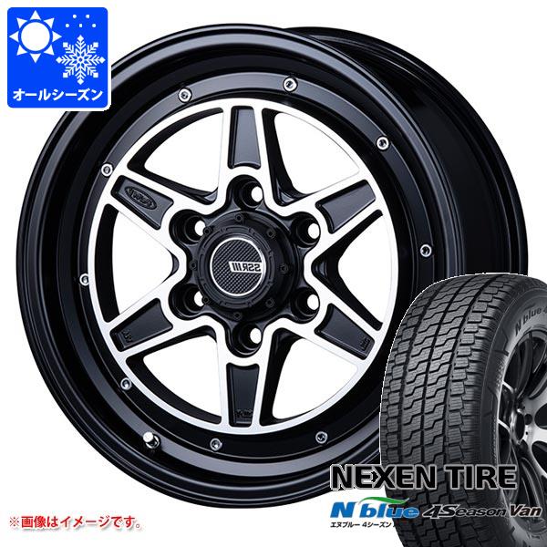 【タイヤ交換対象】ハイエース 200系用 オールシーズンタイヤ ネクセン エヌブルー 4シーズン バン 215/65R16 109/107T SSR ディバイド MK-6 6.5-16 タイヤホイール4本セット