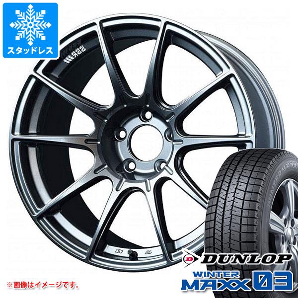 【タイヤ交換対象】スタッドレスタイヤ ダンロップ ウインターマックス03 WM03 165/60R15 77Q ＆ SSR GTX01 5.0-15 タイヤホイール4本セット165/60-15 DUNLOP WINTER MAXX03 WM03