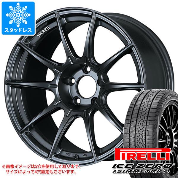 【タイヤ交換対象】2025年製 スタッドレスタイヤ ピレリ アイスゼロアシンメトリコ 225/60R18 100H & SSR GTX01 7.5-18 タイヤホイール4本セット225/60-18 PIRELLI ICE ZERO ASIMMETRICO|タイヤ1番