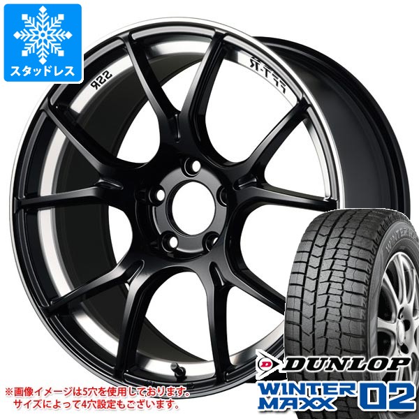 【タイヤ交換対象】スタッドレスタイヤ ダンロップ ウインターマックス02 WM02 235/50R18 97Q ＆ SSR GTX02 8.5-18 タイヤホイール4本セット235/50-18 DUNLOP WINTER MAXX 02 WM02｜タイヤ１番