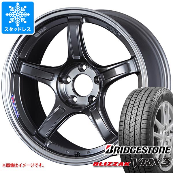 【タイヤ交換対象】トヨタ プリウス 60系用 スタッドレス ブリヂストン ブリザック VRX3 195/60R17 90Q SSR GTX03 タイヤホイール4本セット