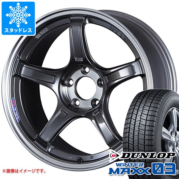 【タイヤ交換対象】スタッドレスタイヤ ダンロップ ウインターマックス03 WM03 235/40R19 92Q & SSR GTX03 8.5-19 タイヤホイール4本セット235/40-19 DUNLOP WINTER MAXX03 WM03