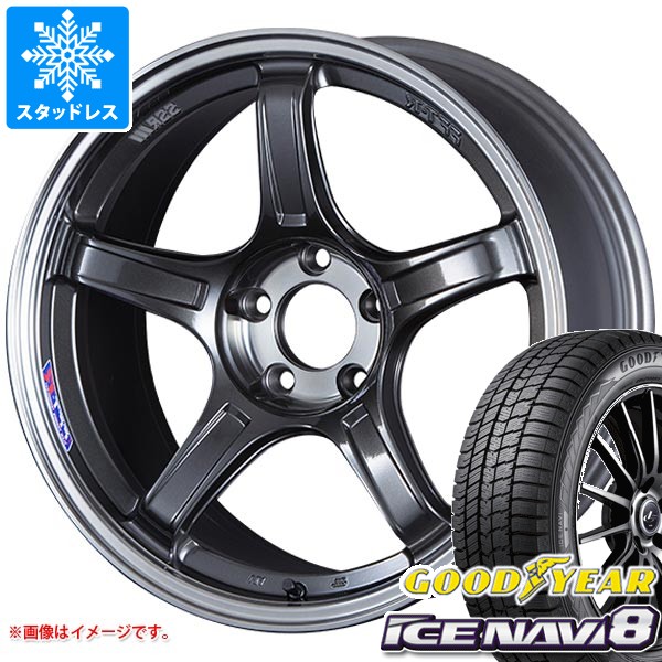 【タイヤ交換対象】スタッドレスタイヤ グッドイヤー アイスナビ8 225/55R17 97Q & SSR GTX03 7.0-17 タイヤホイール4本セット225/55-17 GOODYEAR ICE NAVI 8|タイヤ1番