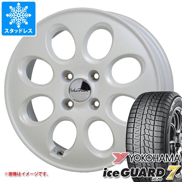 【タイヤ交換対象】タフト LA900系用 スタッドレス ヨコハマ アイスガードセブン iG70 165/65R15 81Q ララパーム オーバル タイヤホイール4本セット