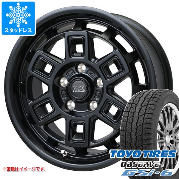 【タイヤ交換対象】スタッドレスタイヤ トーヨー オブザーブ GSi-6 215/70R16 100Q & マッドクロス アイヴァー 7.0-16 タイヤホイール4本セット215/70-16 TOYO OBSERVE GSi-6|タイヤ1番