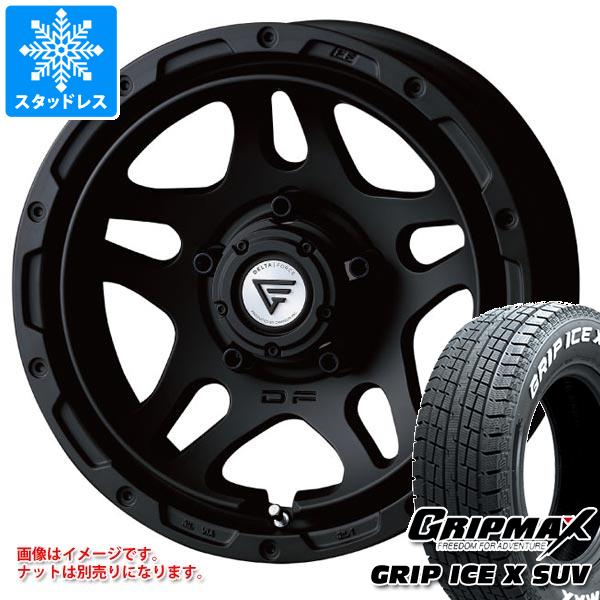 【タイヤ交換対象】5本セット ジムニーシエラ JB74W用 スタッドレス グリップマックス グリップアイスエックス SUV 185/85R16 105/103N ホワイトレター デルタフォース オーバーランダー タイヤホイール5本セット｜タイヤ１番