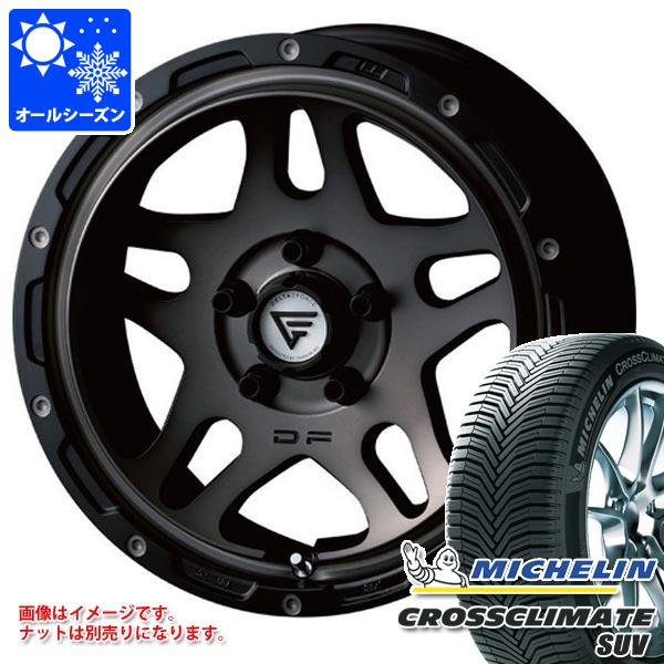 【タイヤ交換対象】スズキ ジムニーノマド JC74W用 オールシーズンタイヤ ミシュラン クロスクライメート SUV 215/70R16 100H デルタフォース オーバーランダー 6.0-16 タイヤホイール4本セット