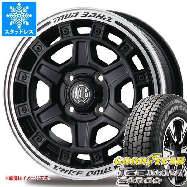 【タイヤ交換対象】トヨタ サクシード プロボックス 160系用 スタッドレス グッドイヤー アイスナビカーゴ 155/80R14 88/86N インターミラノ マッドバーン XR-710C タイヤホイール4本セット 59,565円