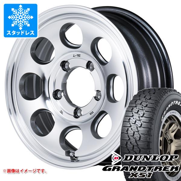 【タイヤ交換対象】5本セット ジムニー JB64W用 スタッドレス ダンロップ グラントレック XS1 LT215/70R16 100/97N ホワイトレター ガルシア パーム8 タイヤホイール5本セット|タイヤ1番