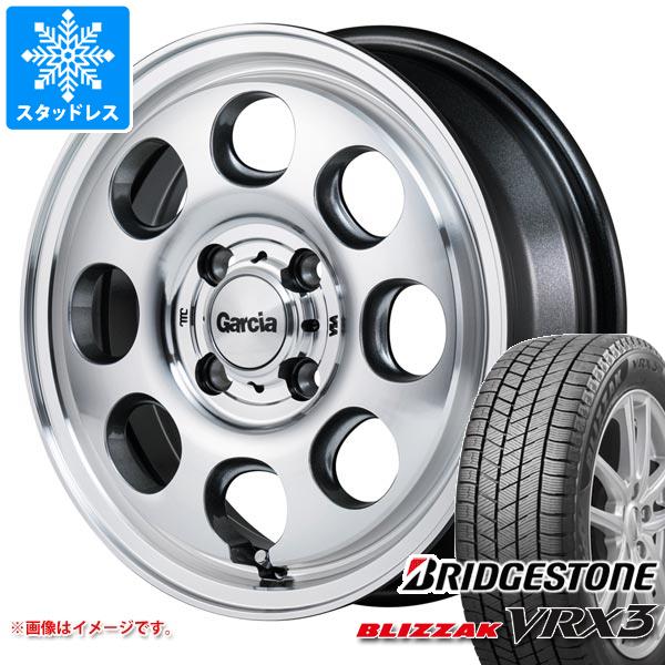 【タイヤ交換対象】ハスラー用 スタッドレス ブリヂストン ブリザック VRX3 165/65R14 79Q ガルシア パーム8 タイヤホイール4本セット｜タイヤ１番