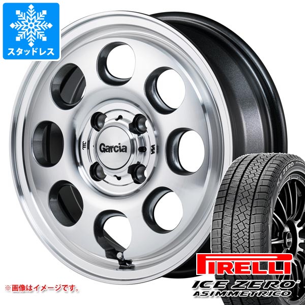 【タイヤ交換対象】ダイハツ タフト LA900系用 スタッドレス ピレリ アイスゼロアシンメトリコ 175/65R15 84T ガルシア パーム8 タイヤホイール4本セット｜タイヤ１番 74,140円