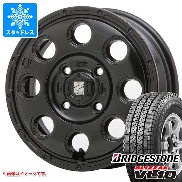【タイヤ交換対象】エブリイバン DA17V用 スタッドレス ブリヂストン ブリザック VL10 145/80R12 80/78N (145R12 6PR相当) MLJ エクストリームJ KK03 タイヤホイール4本セット 56,701円