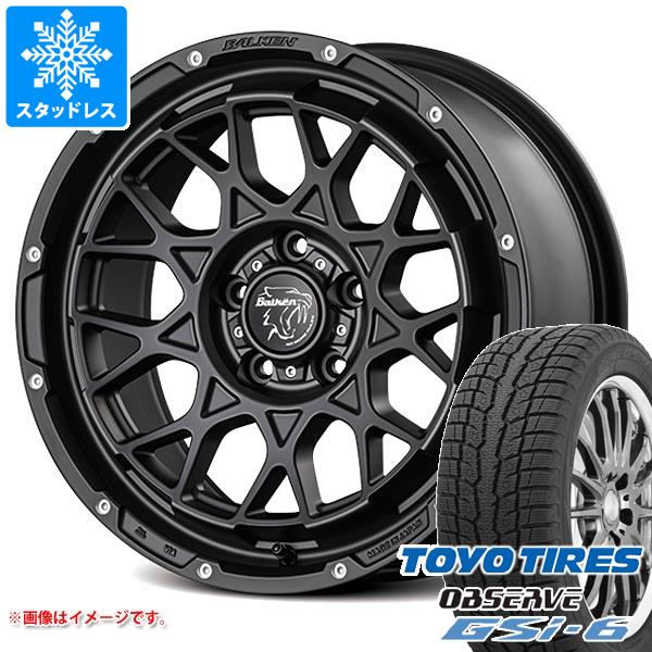 【タイヤ交換対象】アウトランダー GF/GG系用 スタッドレス トーヨー オブザーブ GSi-6 215/70R16 100Q ヴァルケン ローツェ タイヤホイール4本セット|タイヤ1番