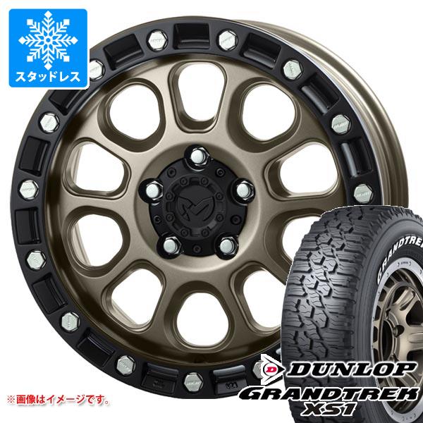 【タイヤ交換対象】エクリプスクロス GK系用 スタッドレス ダンロップ グラントレック XS1 LT215/70R16 100/97N ホワイトレター MKW M204 タイヤホイール4本セット|タイヤ1番