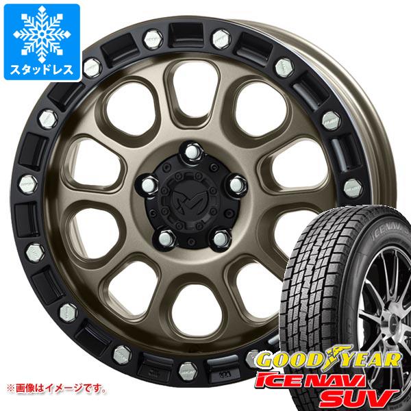 【タイヤ交換対象】ニッサン T31エクストレイル用 スタッドレス グッドイヤー アイスナビ SUV 225/70R16 103Q MKW M204 タイヤホイール4本セット