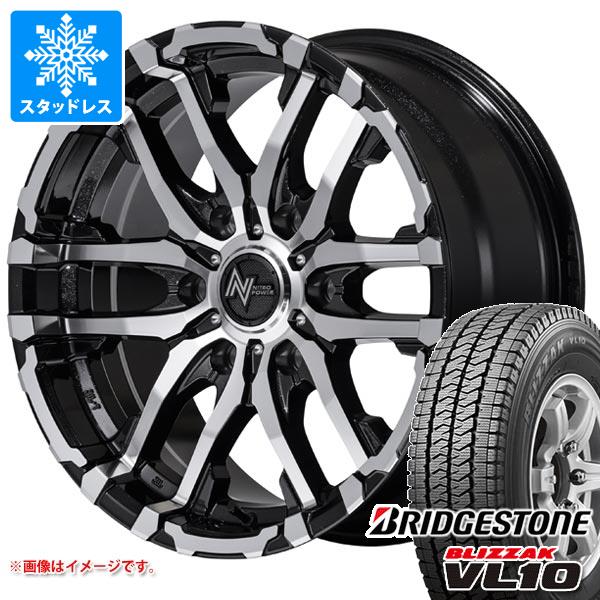 【タイヤ交換対象】NV350キャラバン E26用 2026年製 スタッドレス ブリヂストン ブリザック VL10 195/80R15 107/105N ナイトロパワー M26 クロスファング タイヤホイール4本セット｜タイヤ１番
