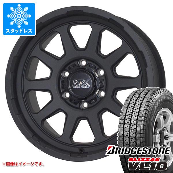 【タイヤ交換対象】ハイエース 200系用 2026年製 スタッドレス ブリヂストン ブリザック VL10 195/80R15 107/105N マッドクロスレンジャー タイヤホイール4本セット｜タイヤ１番