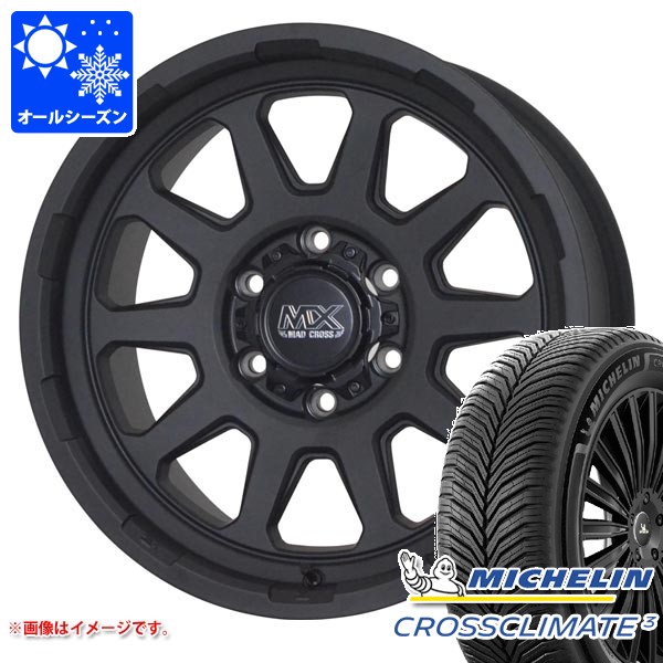 トヨタ ランドクルーザー プラド 150系用 オールシーズンタイヤ ミシュラン クロスクライメート3 265/60R18 110H マッドクロスレンジャー 8.0-18 タイヤホイール4本セット|タイヤ1番