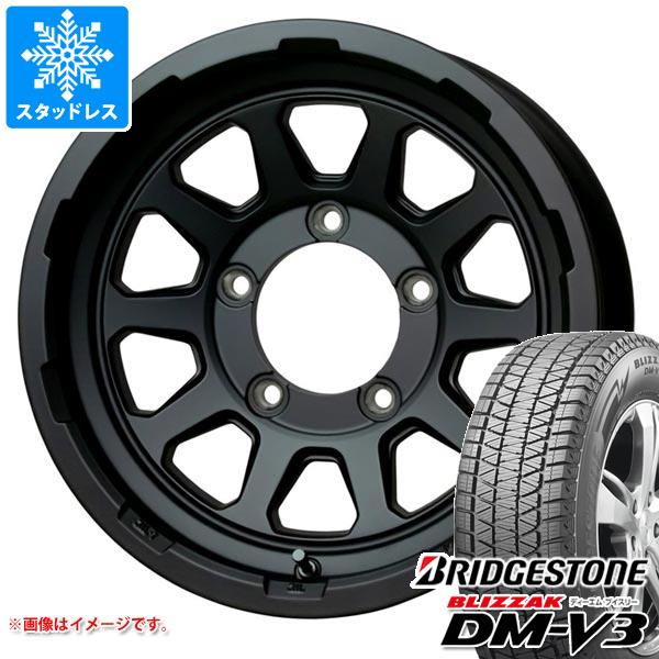 【タイヤ交換対象】ジムニー用 スタッドレス ブリヂストン ブリザック DM-V3 175/80R16 91Q マッドクロスレンジャー タイヤホイール4本セット