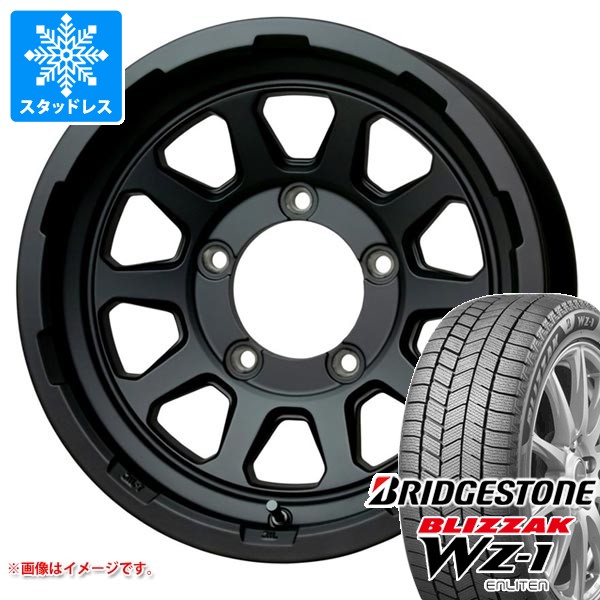 【タイヤ交換対象】5本セット スズキ ジムニー用 スタッドレス ブリヂストン ブリザック WZ-1 175/80R16 91Q 2025年10月発売サイズ マッドクロスレンジャー タイヤホイール5本セット